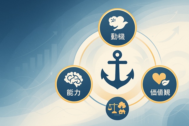 キャリアアンカーとは？人事が知っておくべき「3つの構成要素」