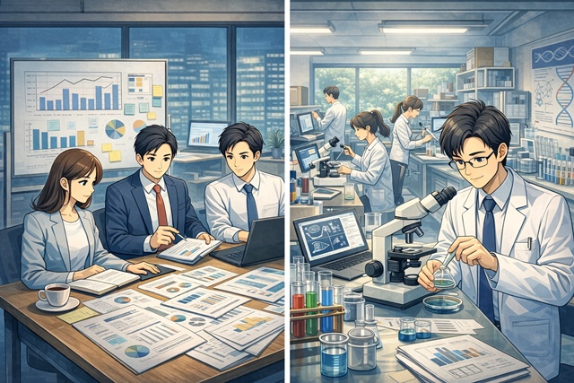 企業と大学の調査は何が違うのか