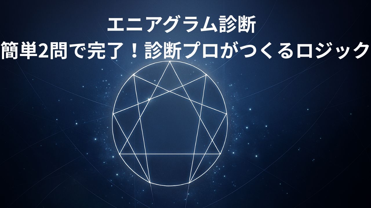 エニアグラム診断 簡単2問で完了
