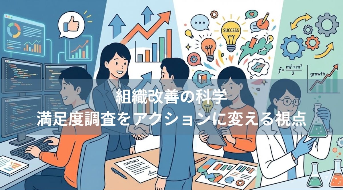組織改善の科学｜満足度調査をアクションに変える視点