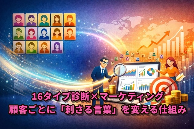16タイプ診断×マーケティング｜顧客ごとに「刺さる言葉」を変える仕組み